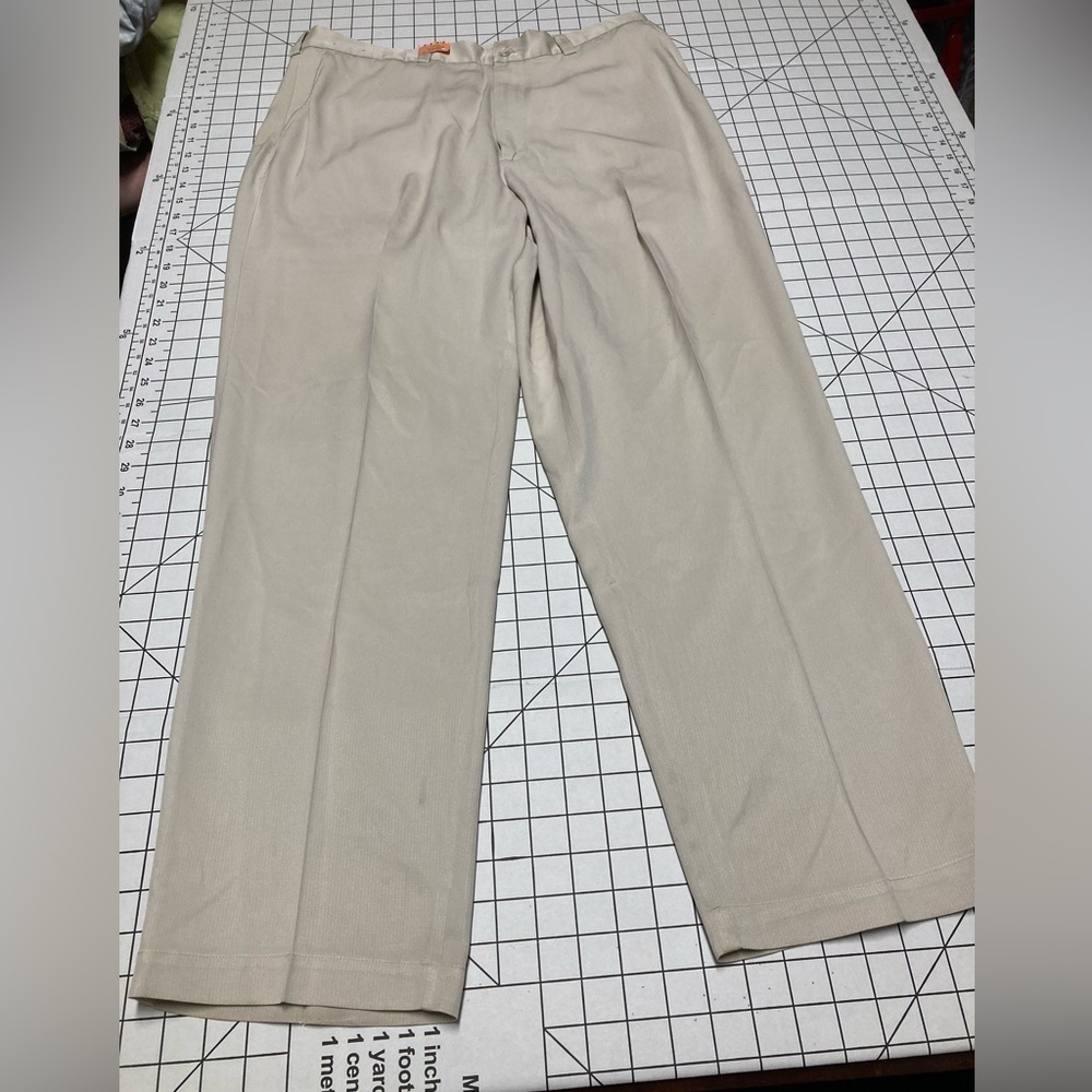 Caribbean Roundtree & Yorke Men’s 100% Silk Khaki‎ Pants 32/30